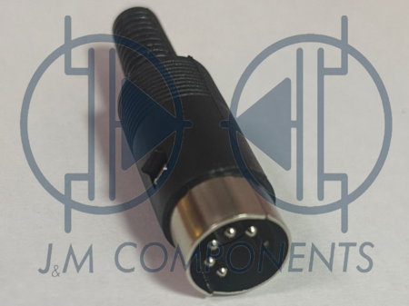 CONECTOR MACHO 5 PINES DIN P/A